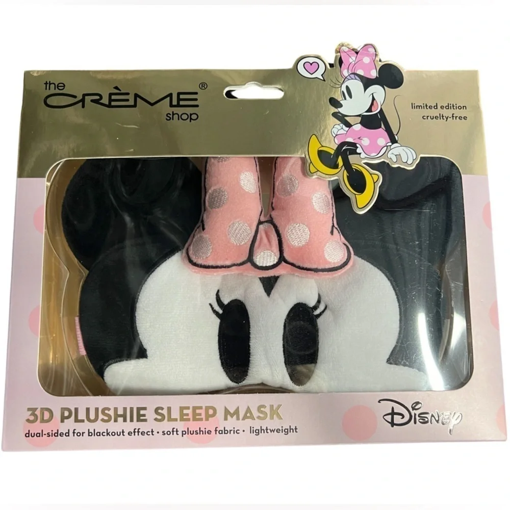 Disney Minnie Mouse Plush Spa Sleep Mask